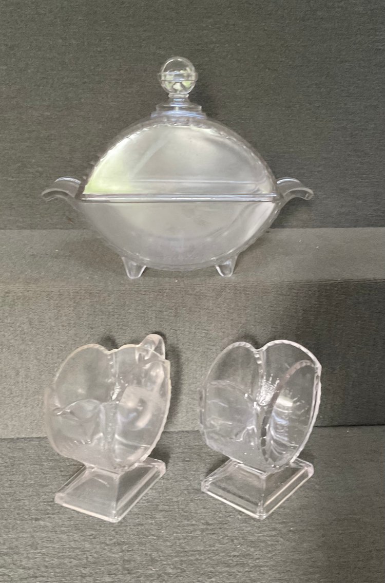 Image for EAPG Sugar, Creamer, and Cheese Box