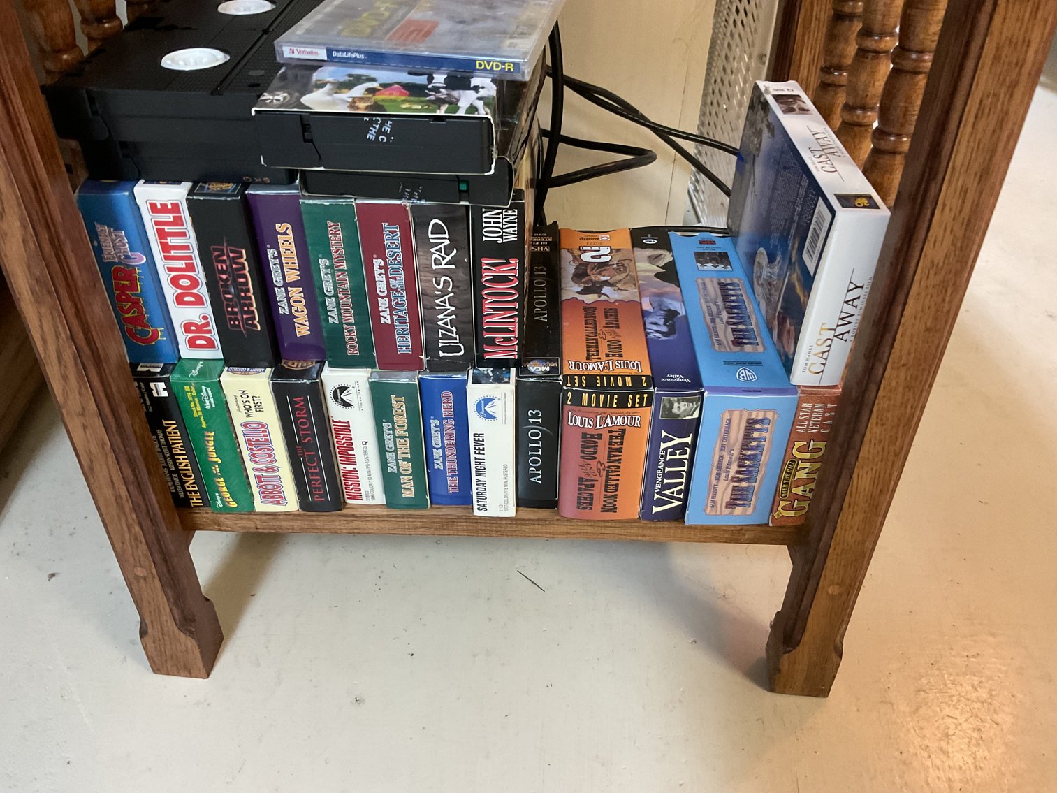 Image for Hand Made Table and DVD/VCR Player
