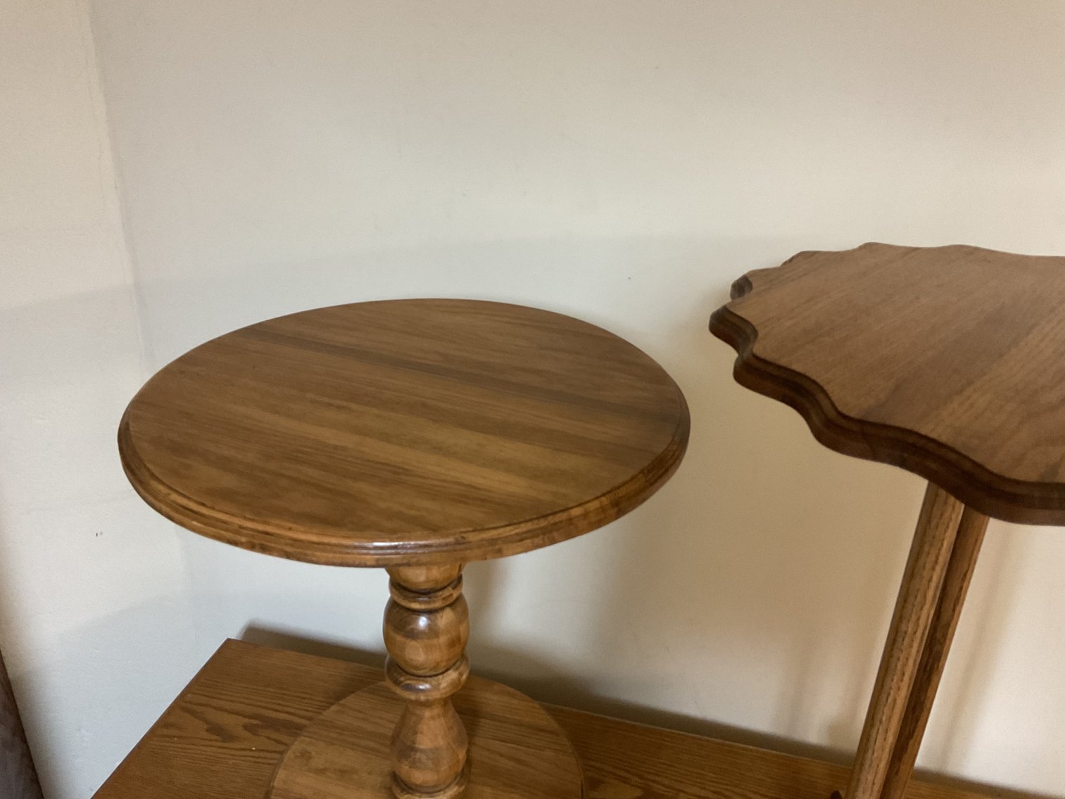 Image for Two Hand Made Round Tables
