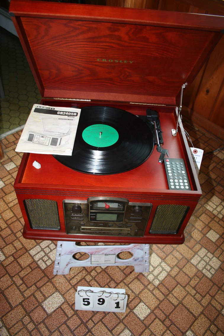 Image for Crosley CR 2405 Radio / Record Player / Cassette Player