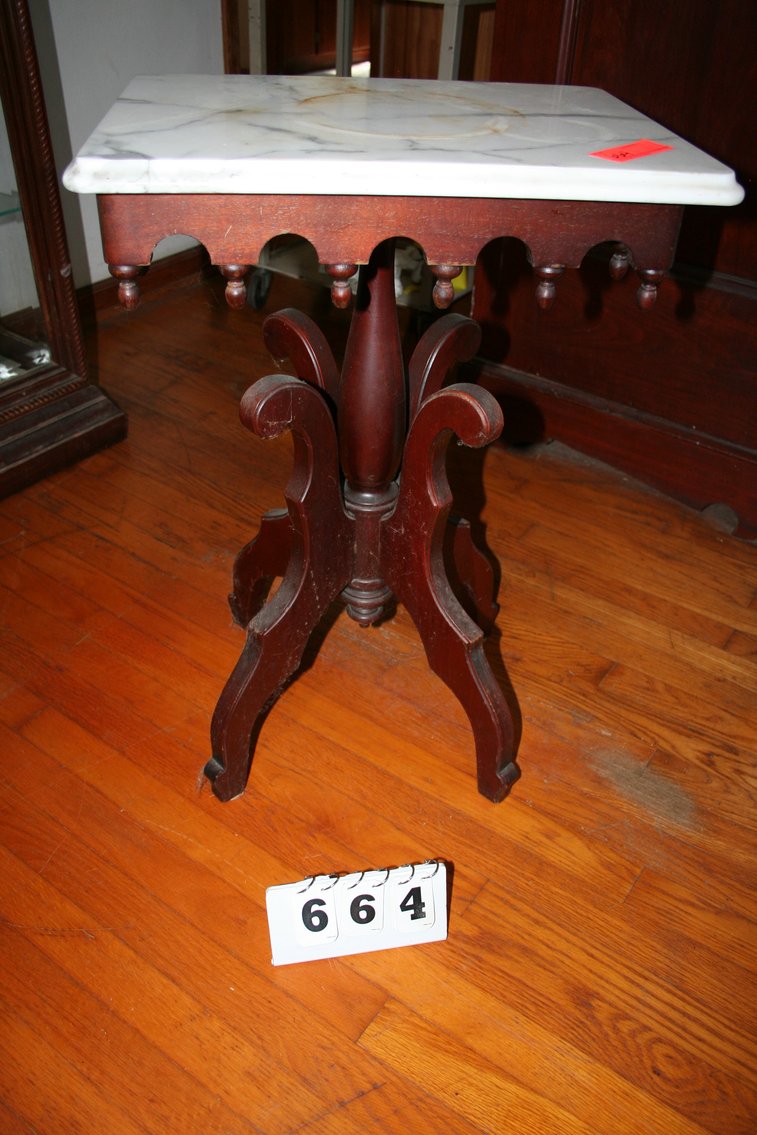 Image for White Marble Top Table 20