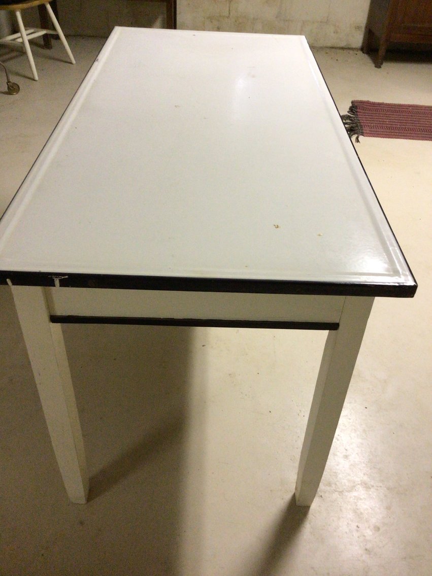 Image for Vintage Enamelware Table