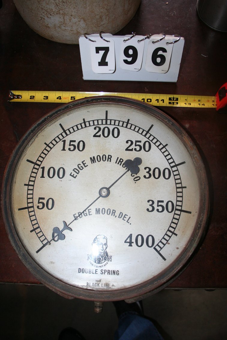 Image for Edge Moor Iron Co Pressure Gauge