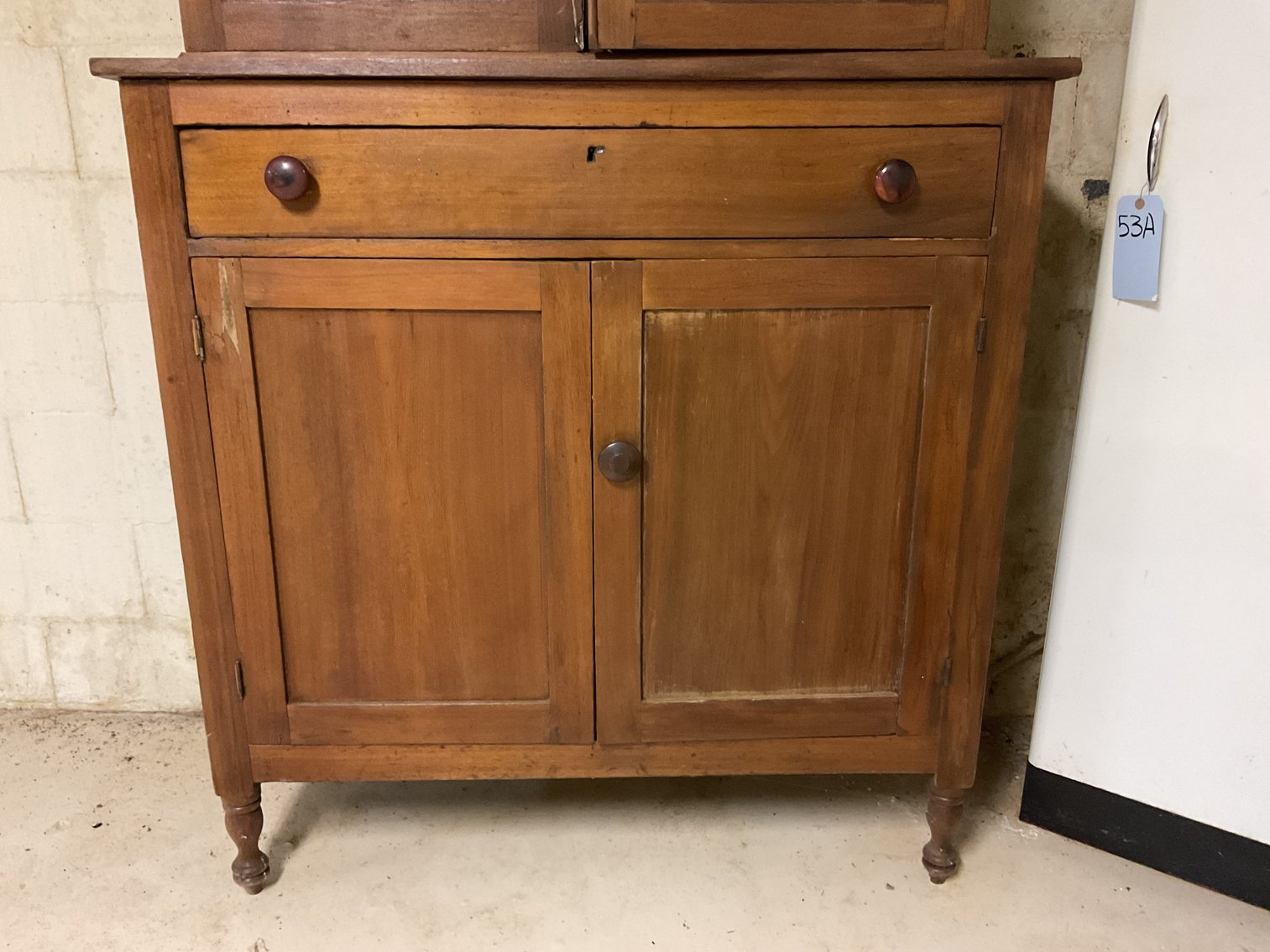 Image for Walnut Step Back Cupboard - Antique