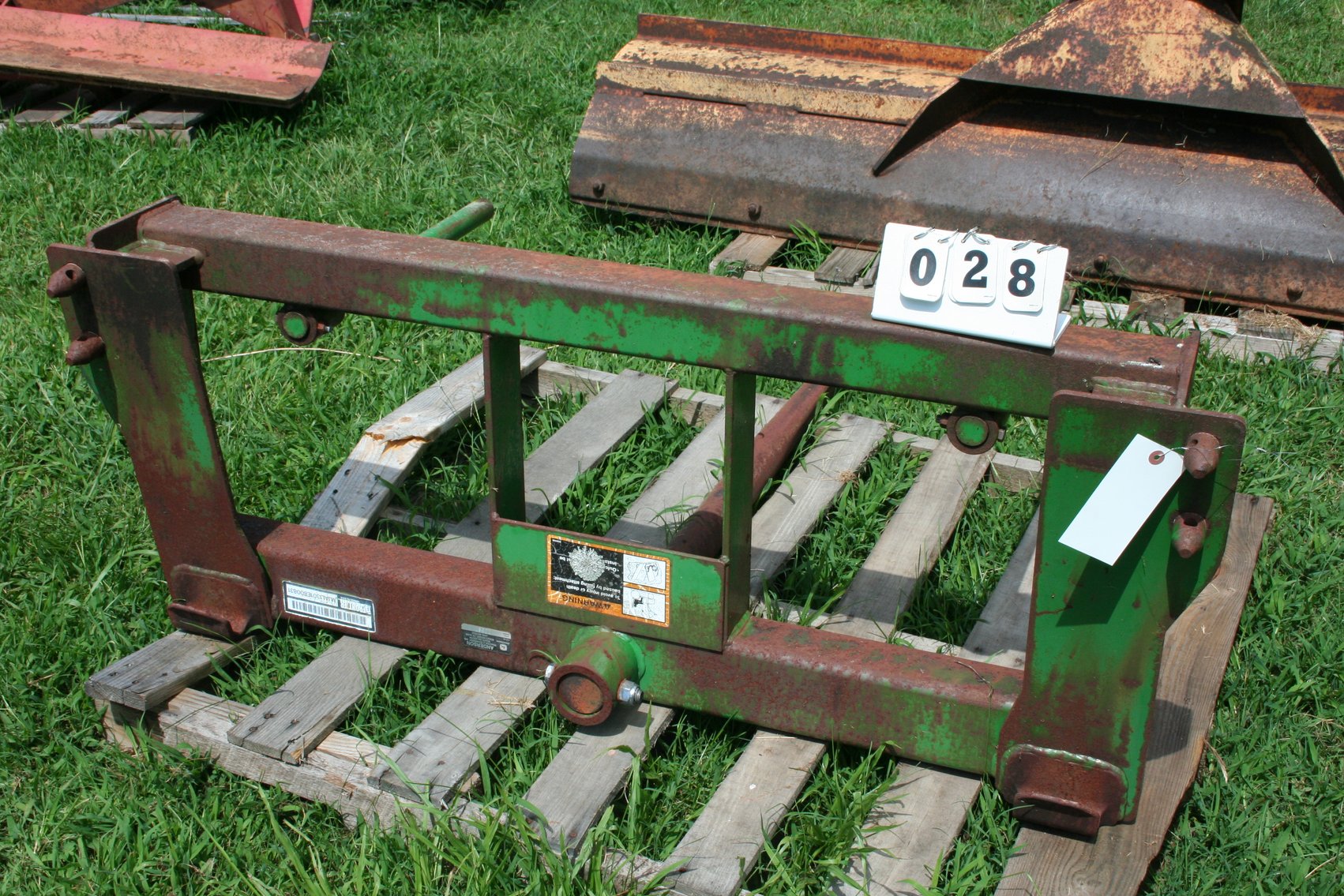Image for John Deere Hay Spike   #MJAL1301E800831 Quick Connect