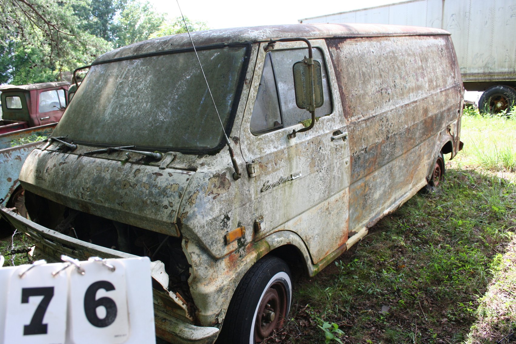 Image for 1971 Ford E-100 Van   VIN #E14GHG84927   BILL OF SALE ONLY