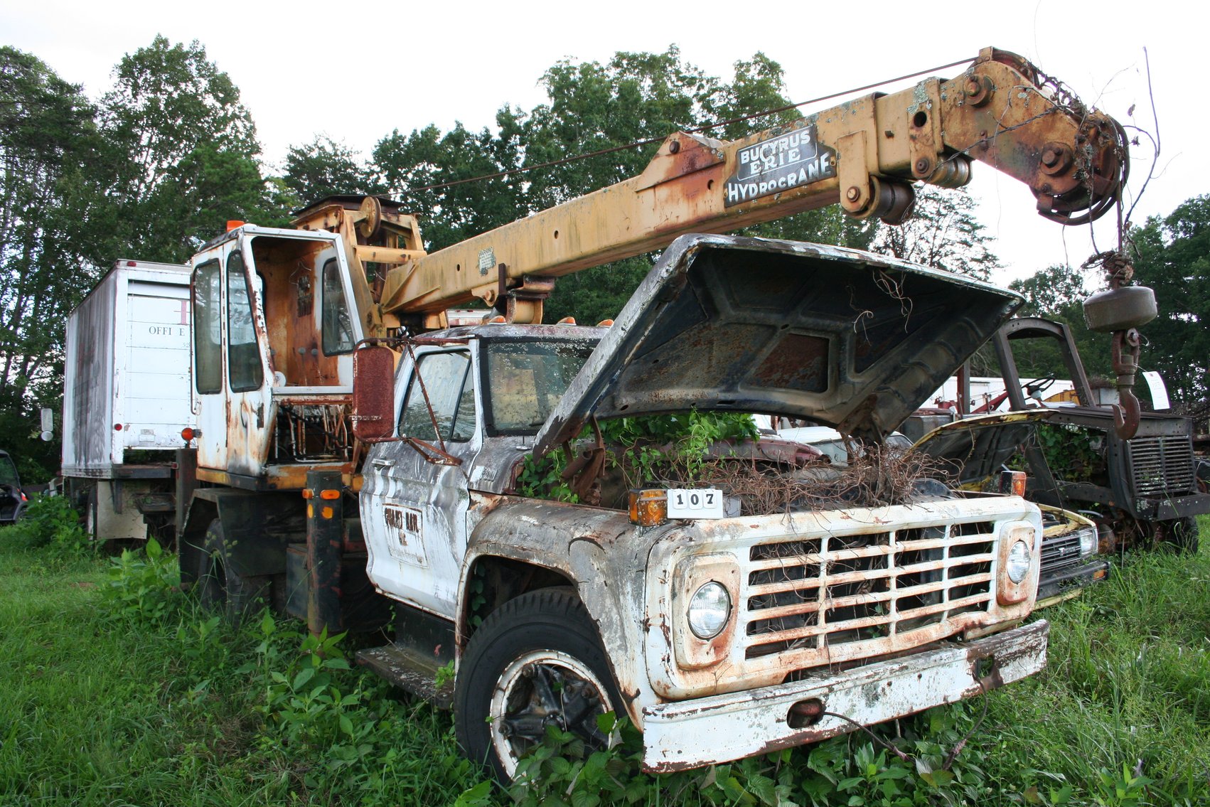 Image for Ford F600   VIN #F61DVS40086   V-8 Engine   Bucyrus Erie Hydrocrane   Ford Industrial Engine 6 Cyl Gas TITLE
