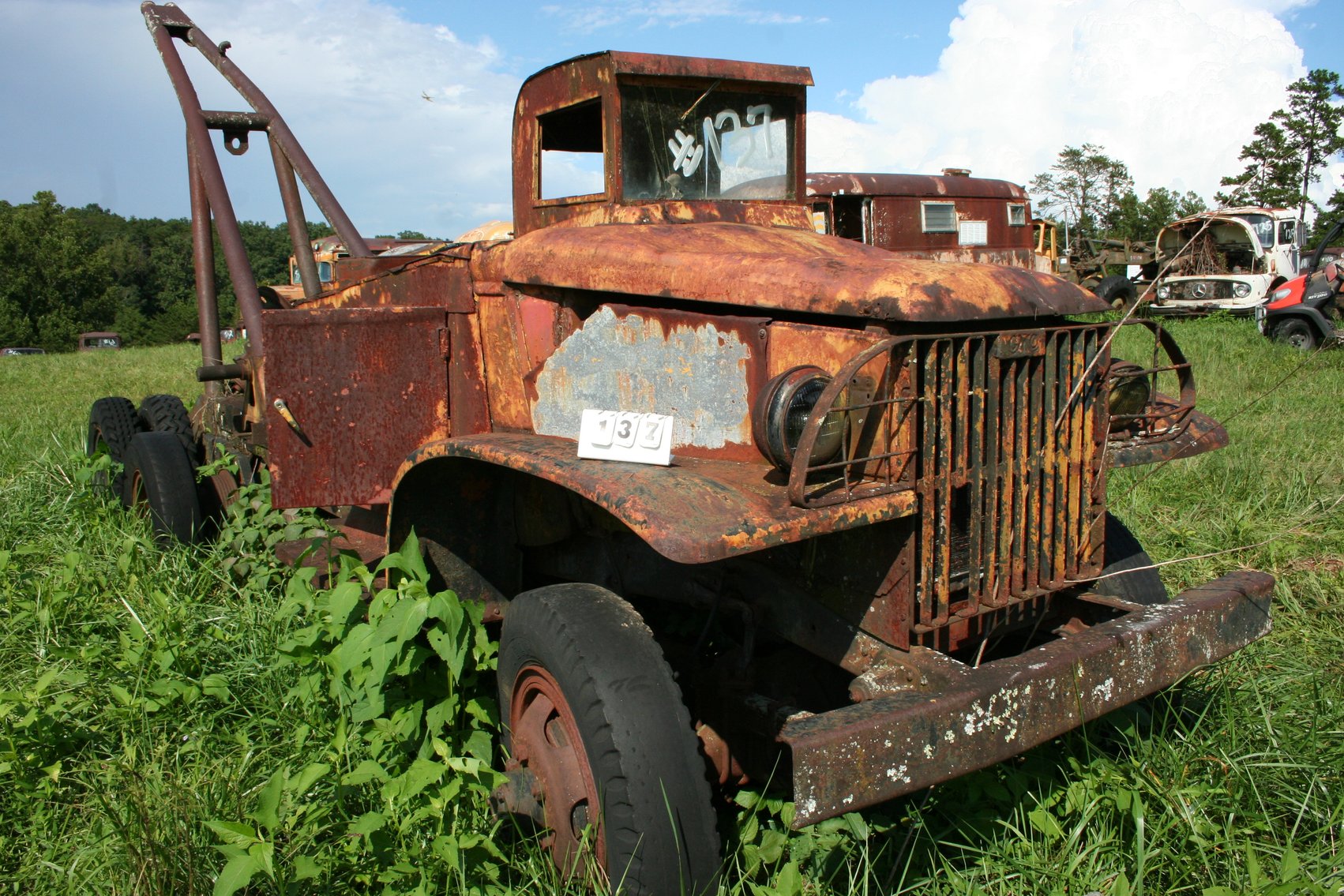 Image for 1930's ? GMC Wrecker   4 X 4   6 Cyl Gas   Very Large Winch   BILL OF SALE ONLY