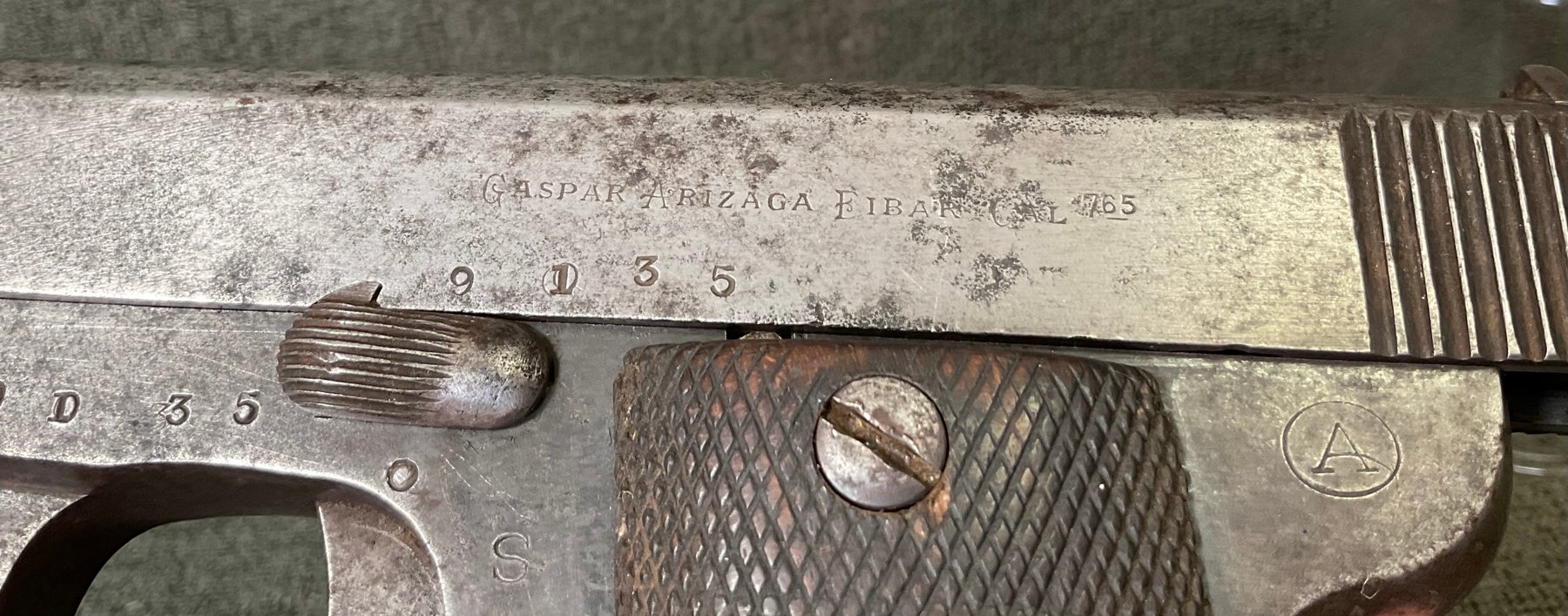 Image for Gaspar Arizaga Semi Auto Pistol 7.65 mm Cal.
