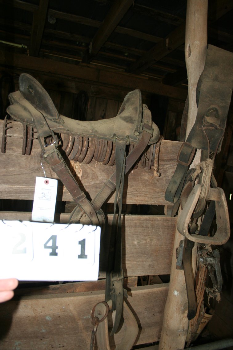 Image for US Calvary Saddle, Horse Shoes, Misc