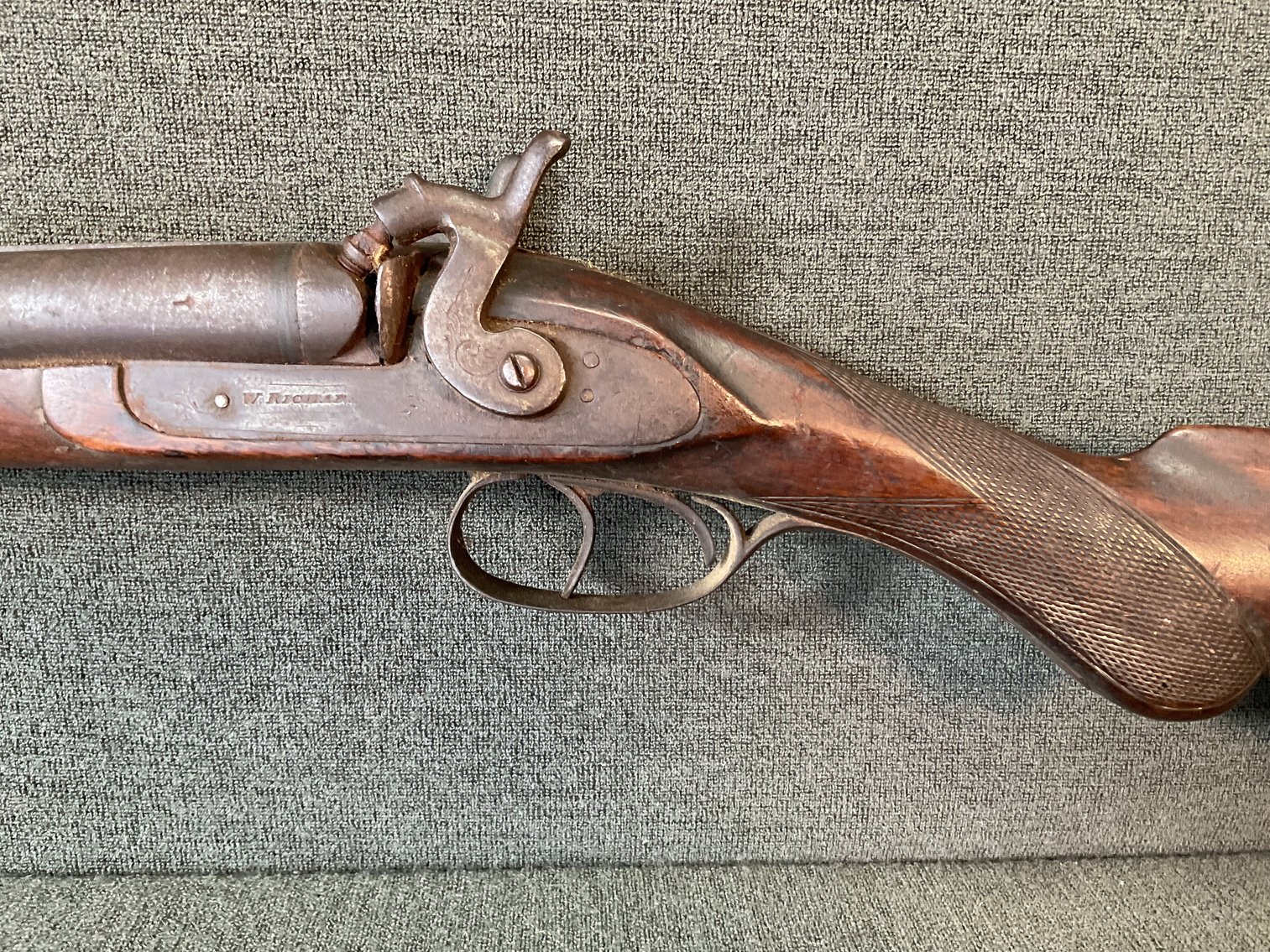 Image for Richard’s Double Barrel Muzzle Loading Percussion Cap Shot Gun .73 Cal