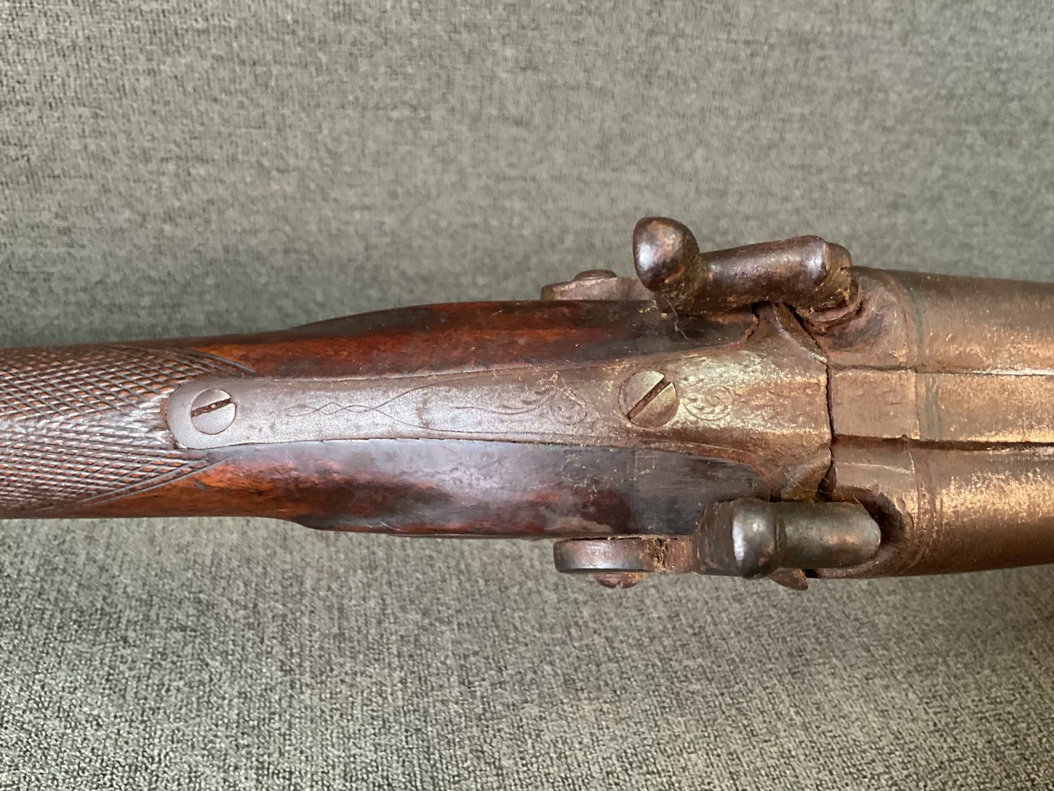Image for Richard’s Double Barrel Muzzle Loading Percussion Cap Shot Gun .73 Cal