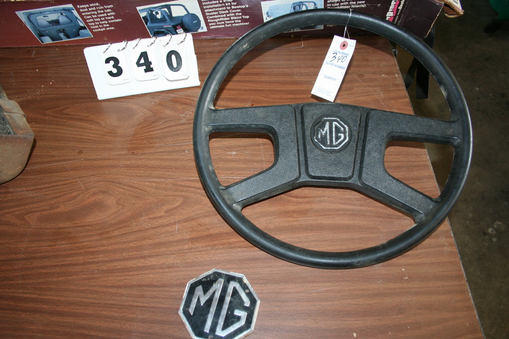 Image for MG Steering Wheel & MG Badge