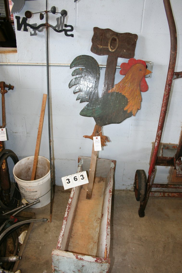 Image for Box Planter, Rooster, Weather Vain