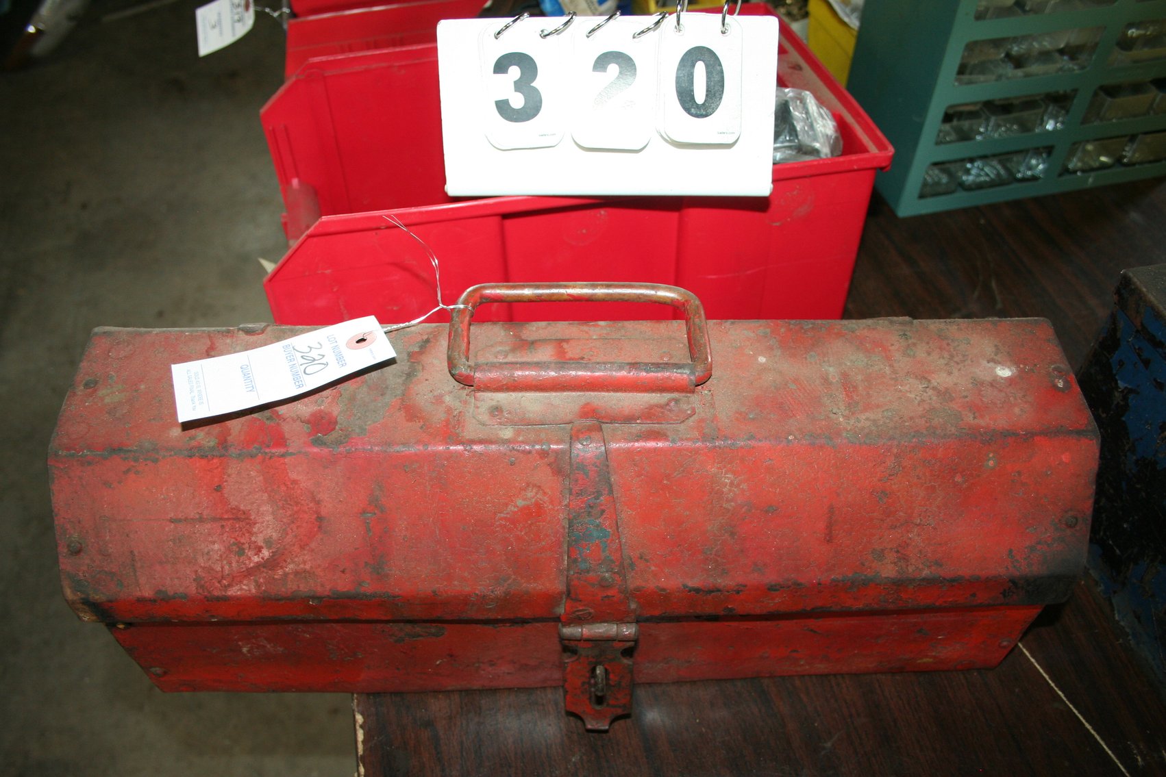Image for Vintage Metal Tool Box