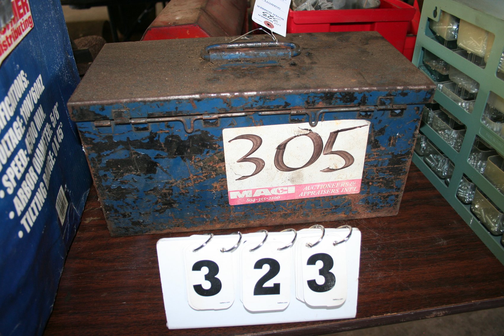 Image for Vintage Metal Tool Box