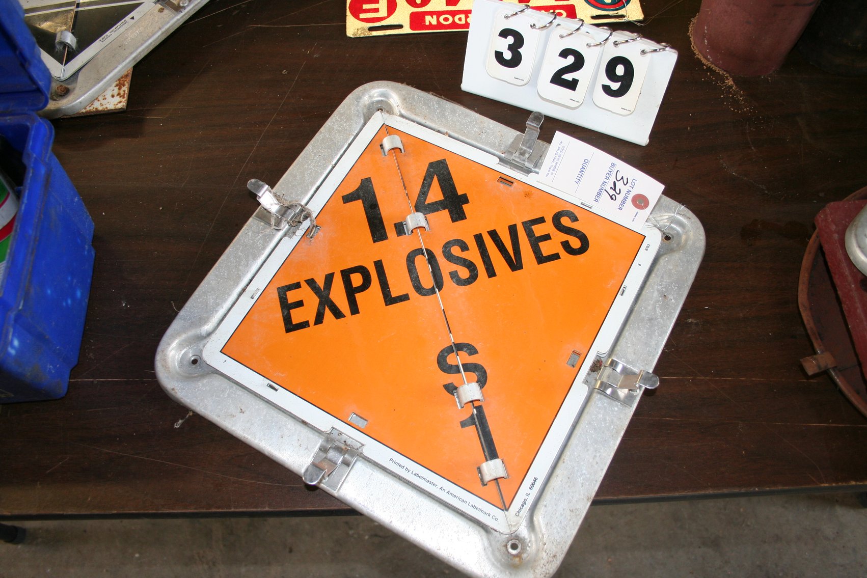 Image for Explosives Sign