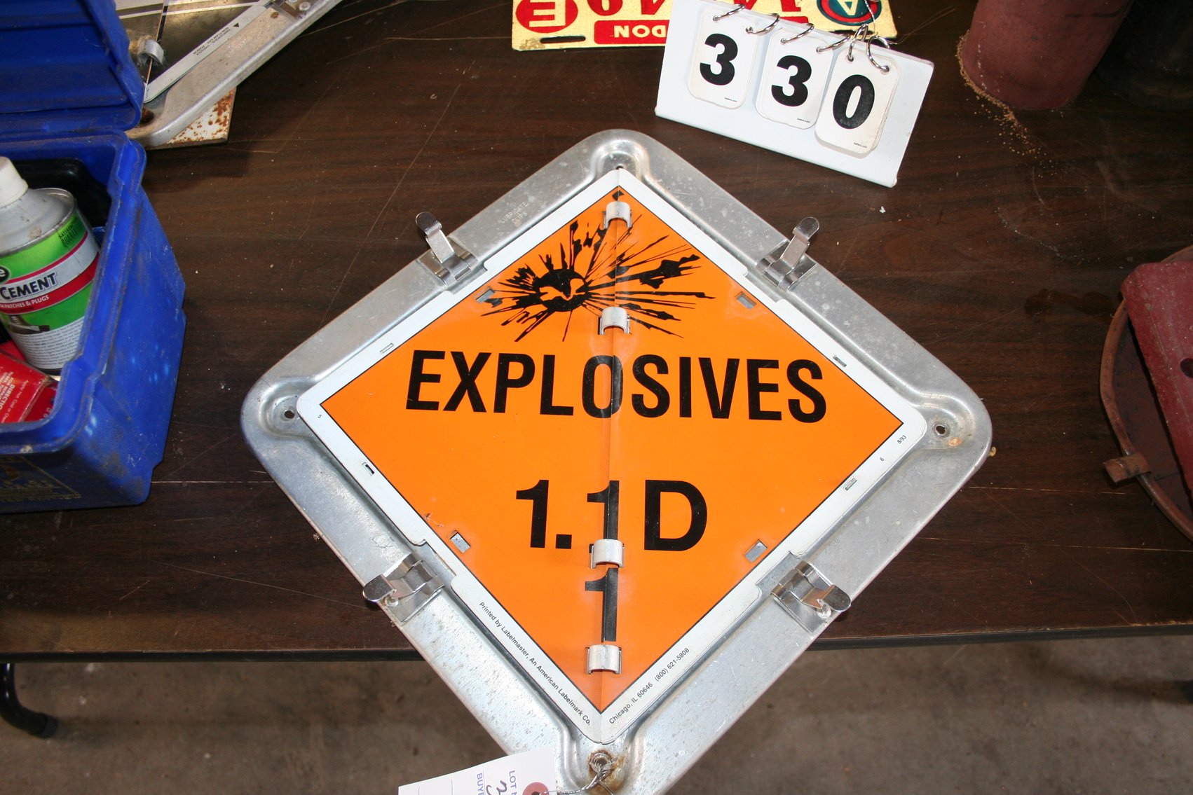 Image for Explosives Sign