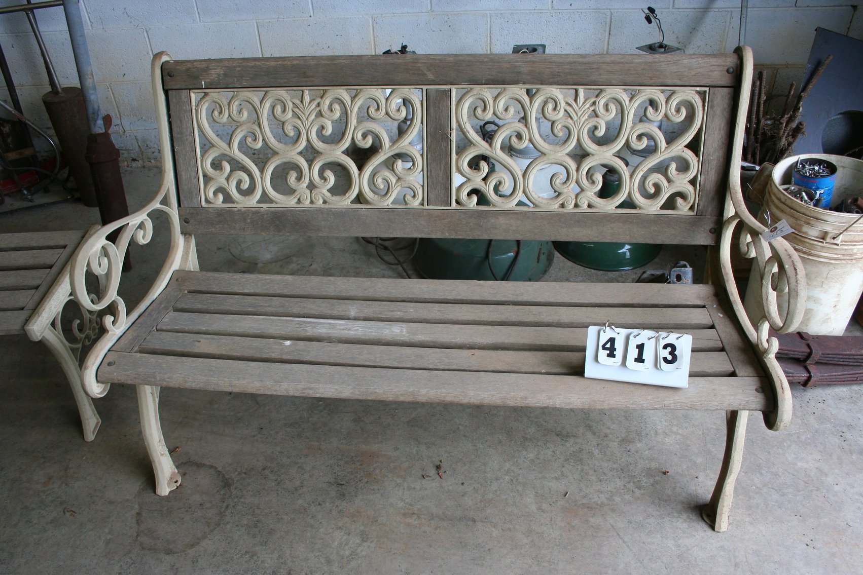 Image for Heavy Cast Iron Bench