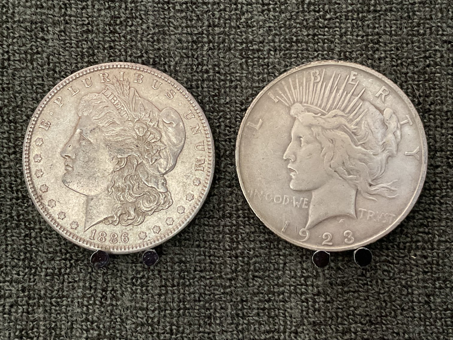 Image for 1886 Morgan & 1923 Peace Dollar