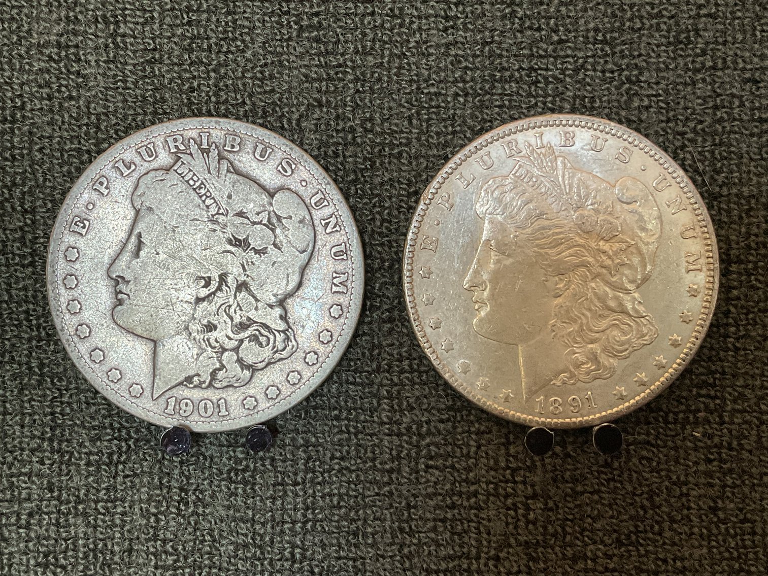 Image for Morgan Silver Dollars 1891-CC & 1901-S