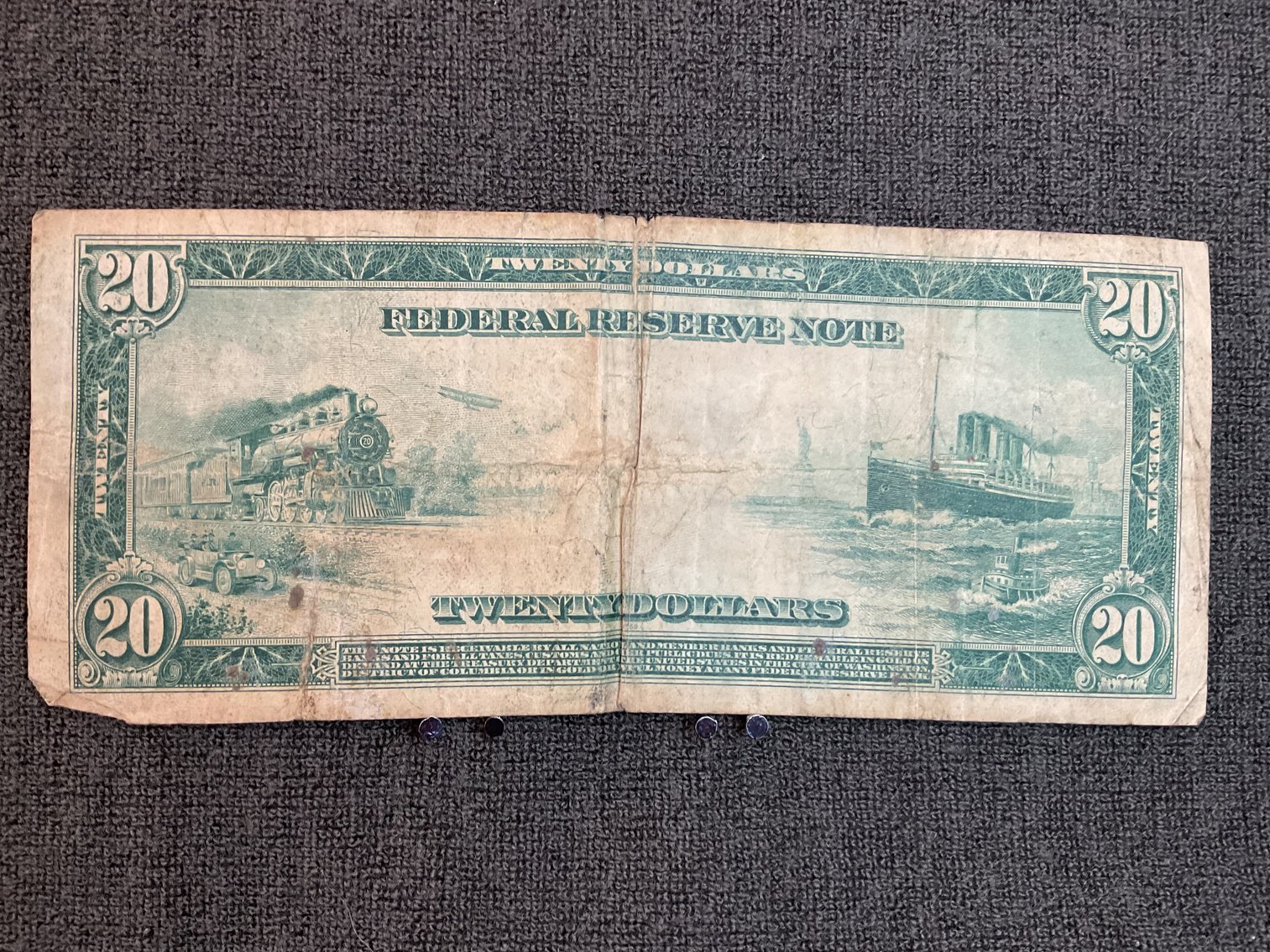 Image for 1913 $20 Large Note