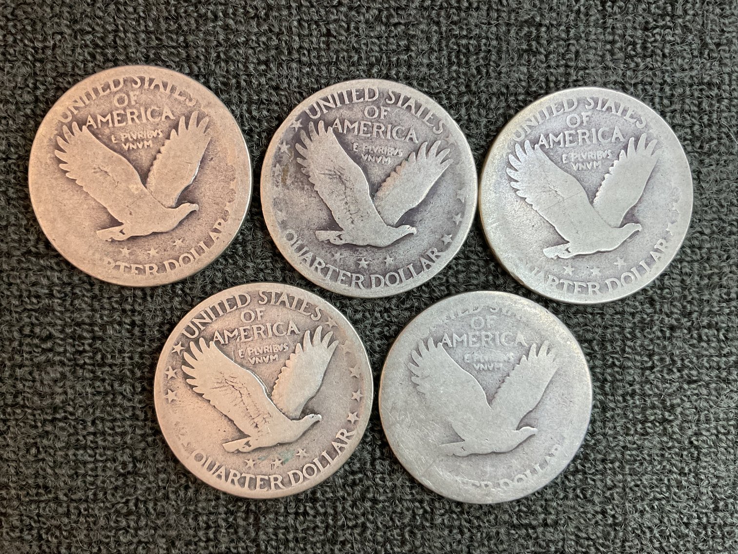 Image for Standing Liberty Quarter Dollars