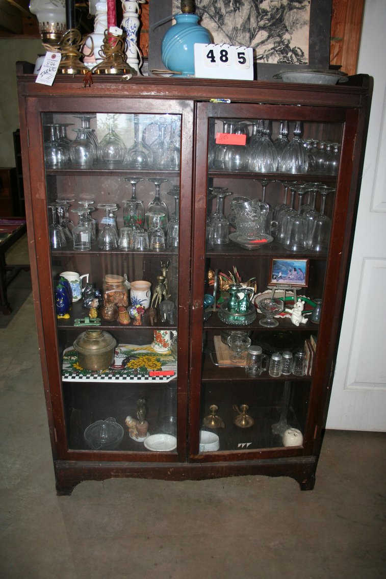 Image for Antique Curio Cabinet ONLY (Mahogany)
