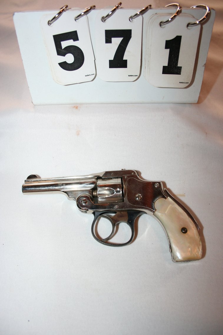 Image for S&W 1st Model 32 Cal Break Top Pearl Handles #13451
