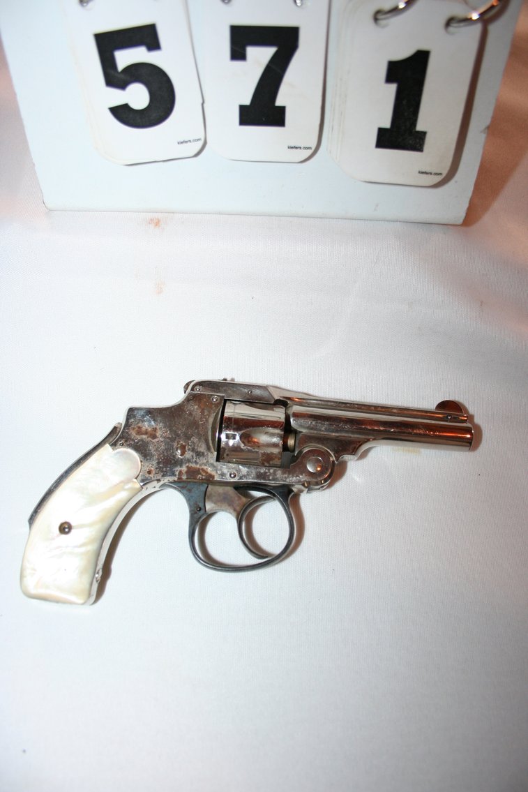 Image for S&W 1st Model 32 Cal Break Top Pearl Handles #13451