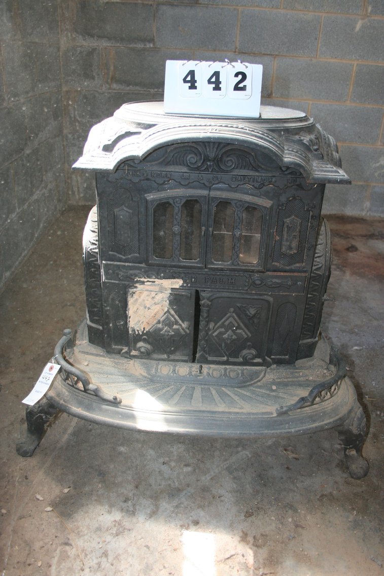 Image for John Kern & Co Baltimore MD Cast Iron Parlor Stove