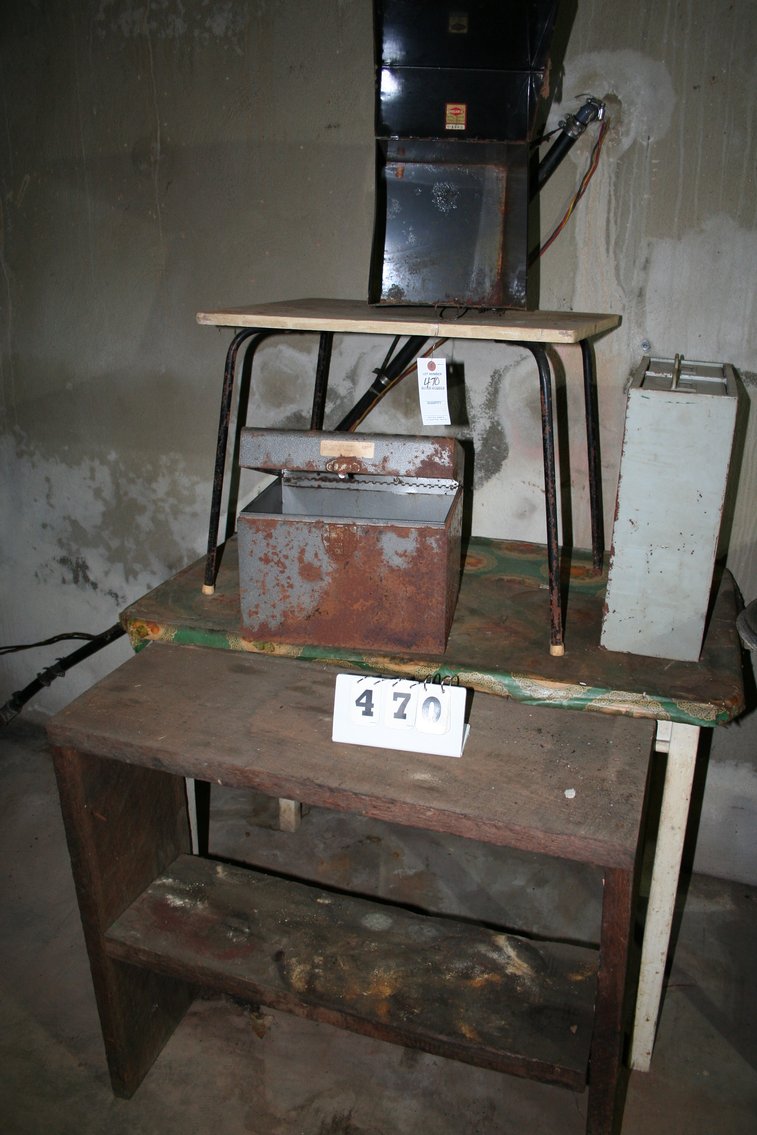 Image for Misc Table & Tin Storage Bins