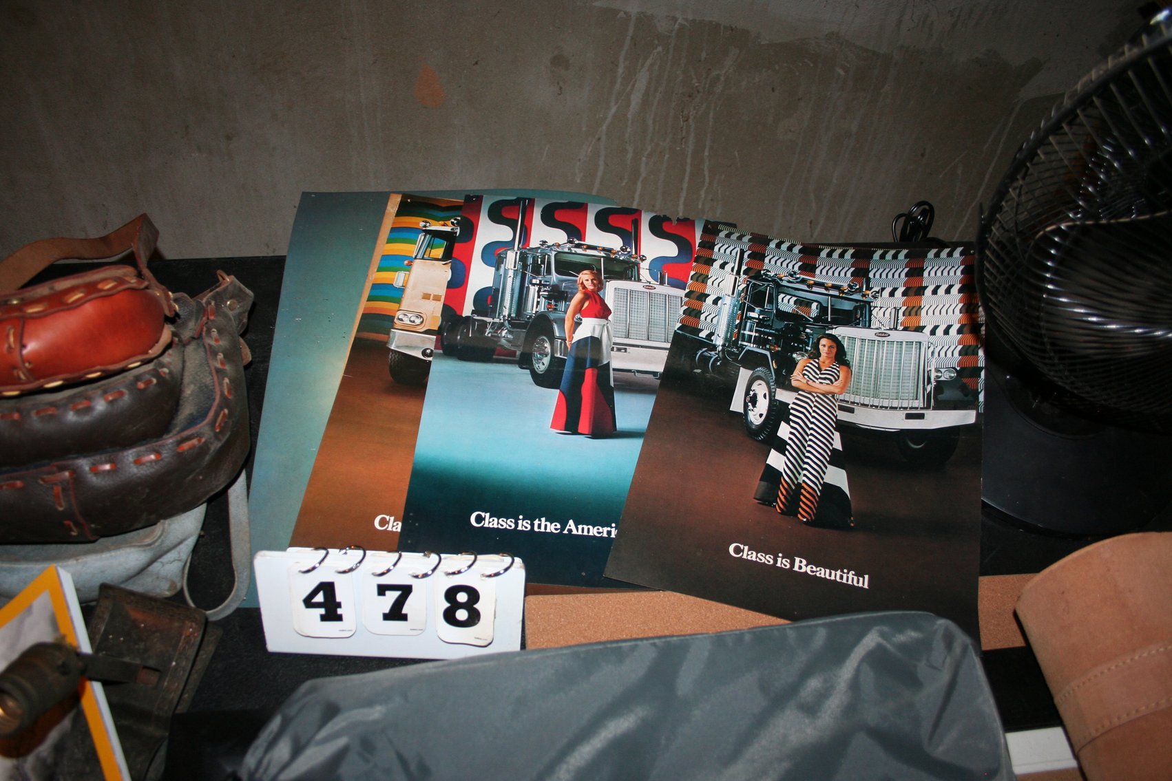 Image for Posters, Leather Pocketbooks, Air Mattress, Fan, Misc Items