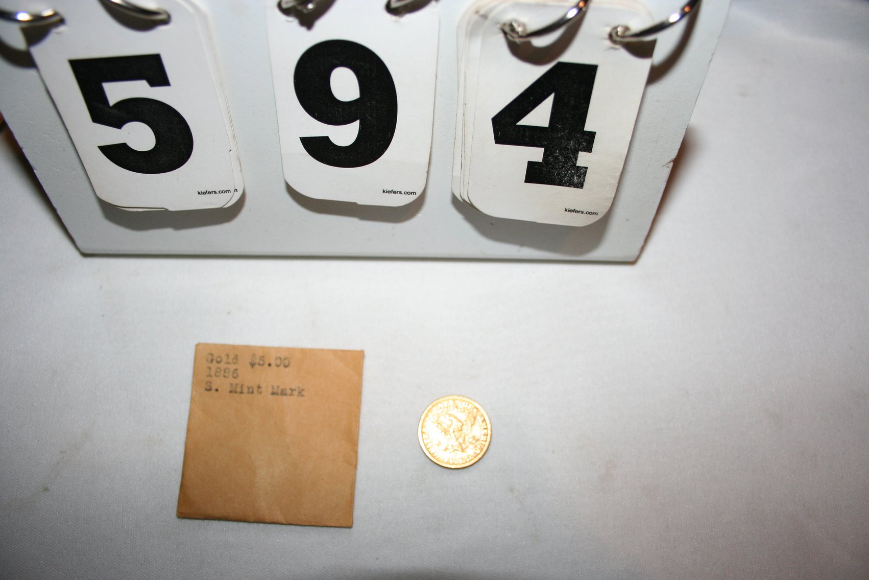 Image for 1886 Gold $5.00 S Mint Mark