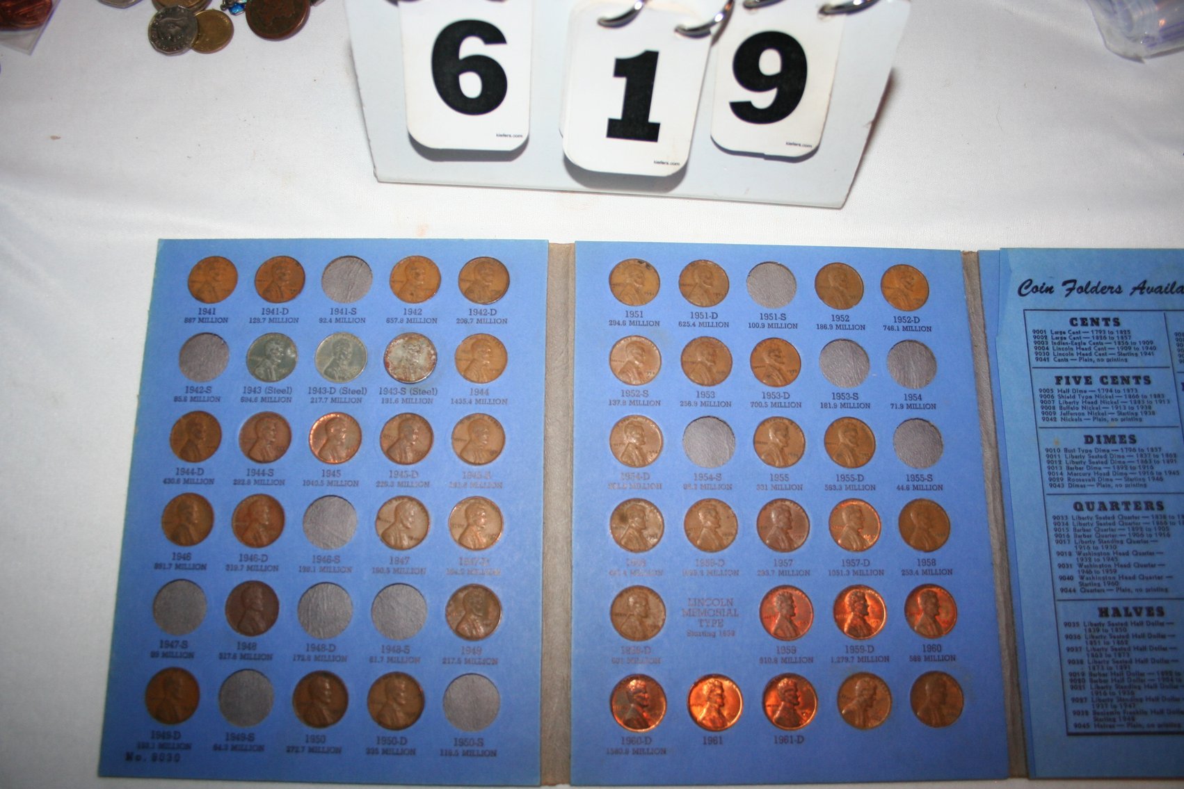 Image for Coin Book  NOT COMPLETE  Lincoln Head Cent