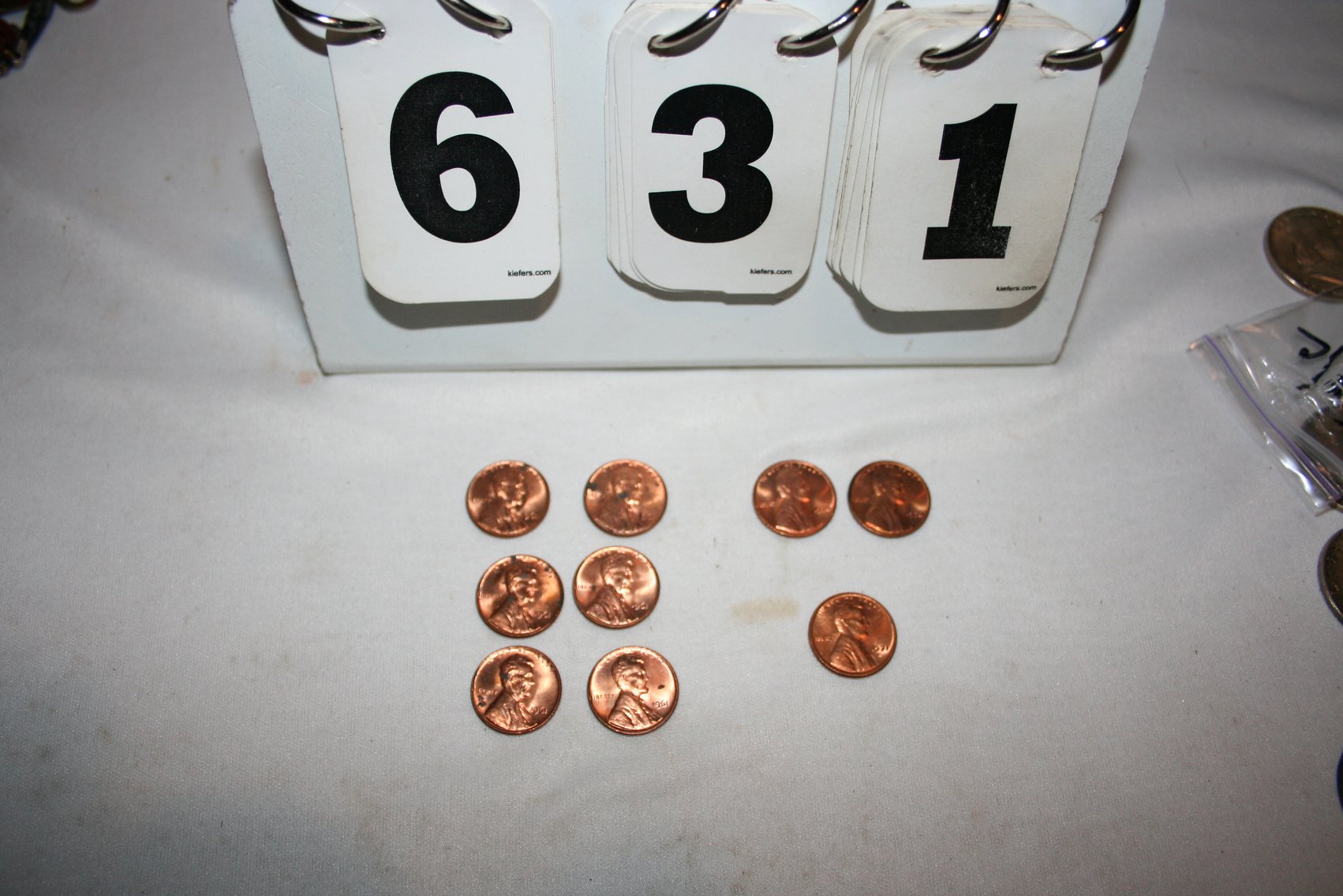 Image for 1961 Lincoln Cents (6) 1970 (2) 1971 (1)   Uncirculated