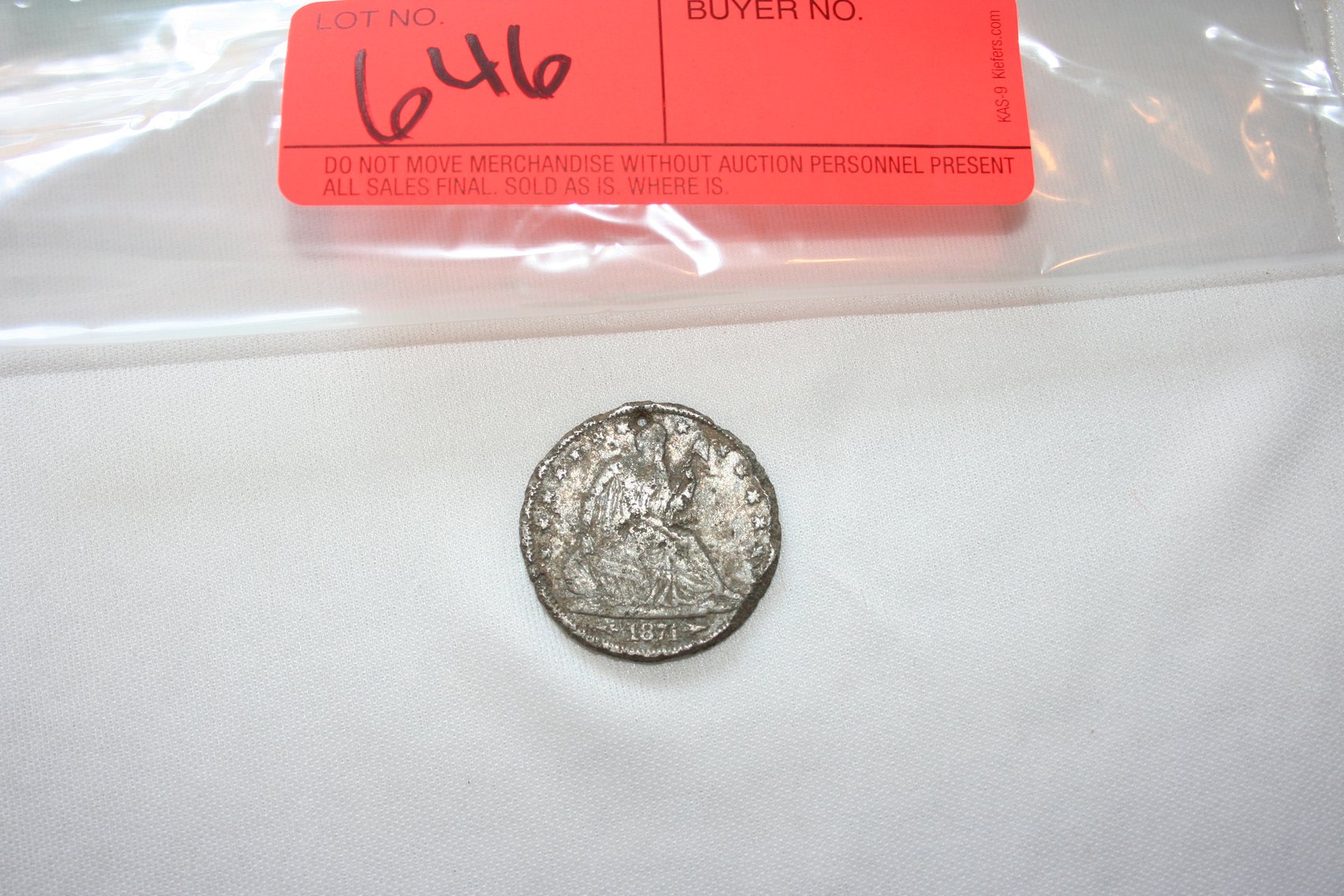 Image for 1871 Seated Liberty Dollar