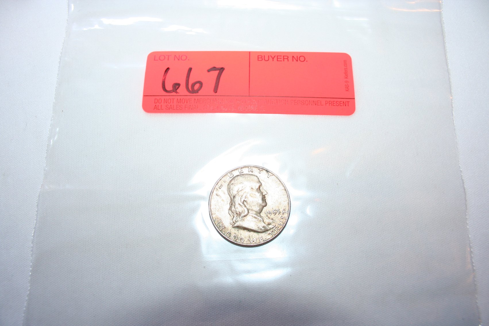 Image for 1953 Franklin Half Dollar