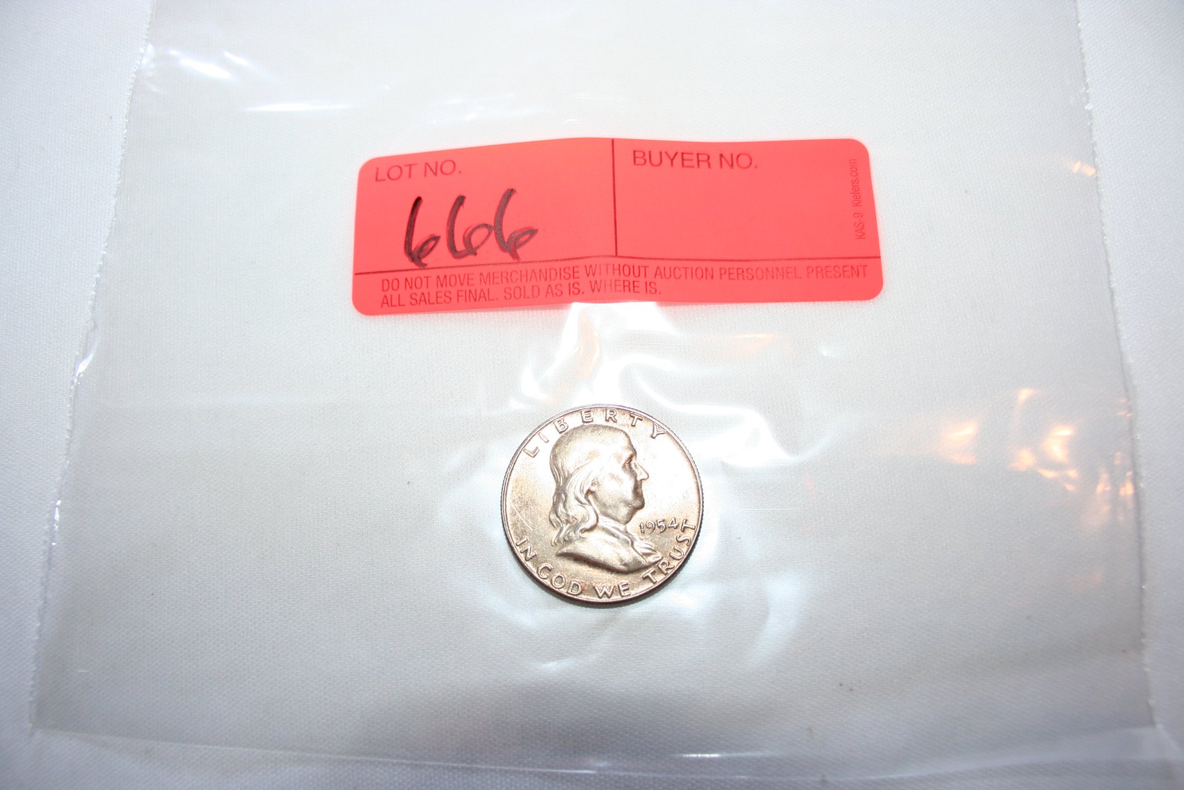 Image for 1954 Franklin Half Dollar