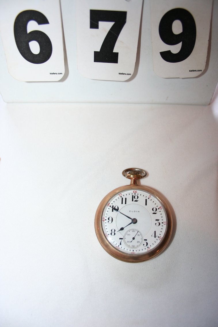 Image for Elgin 15 Jewel Pocket Watch (Running)