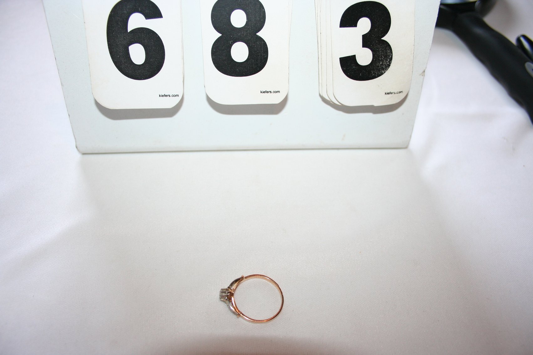 Image for Ladies Diamond Ring 14K 2.6 GR 1 PW Size 9 Diamond 1/5 CT