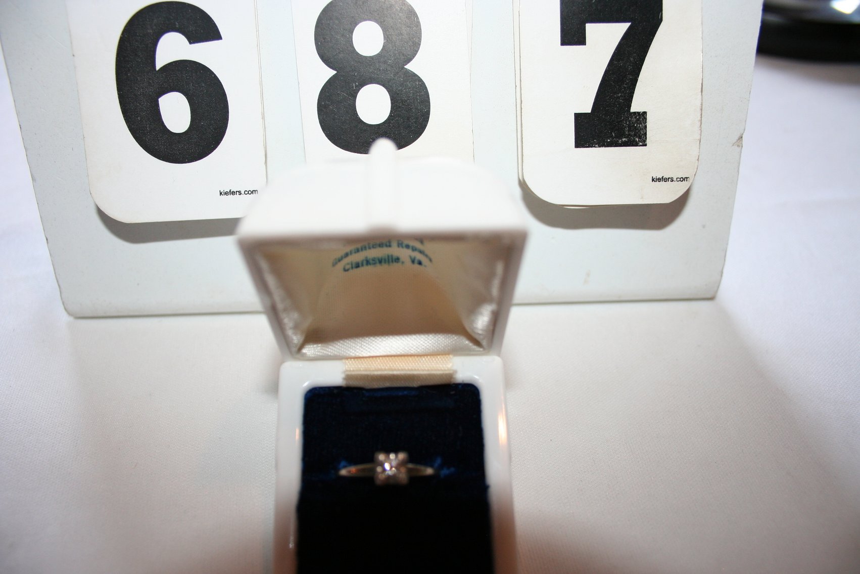 Image for Ladies Diamond Ring 14K 2.4 GR 1.5 PW Size 7.0