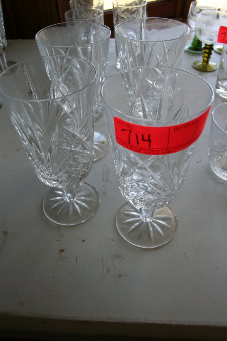 Image for Vintage Crystal Glasses (4)