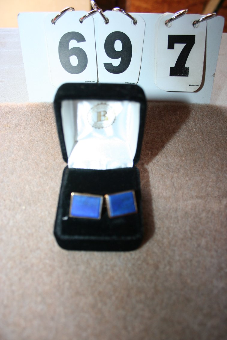 Image for Cufflinks 14K 11.5 GR with Stones 7.5 PW