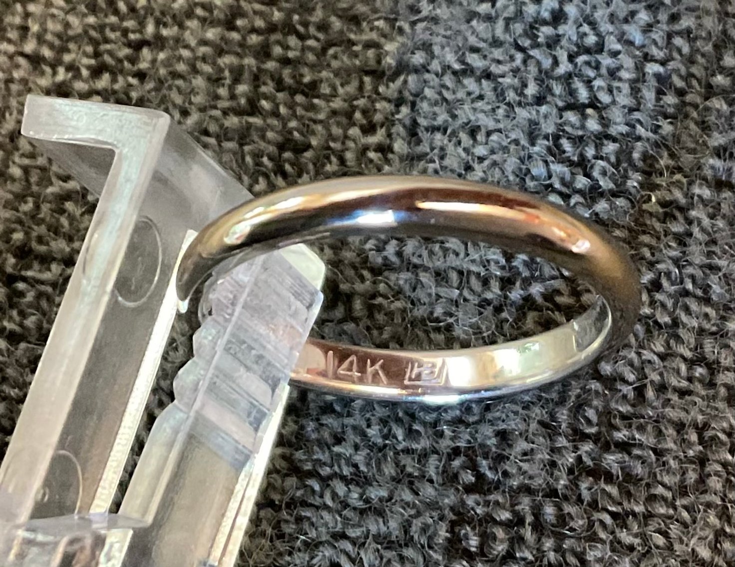 Image for 14 Kt White Gold Wedding Band