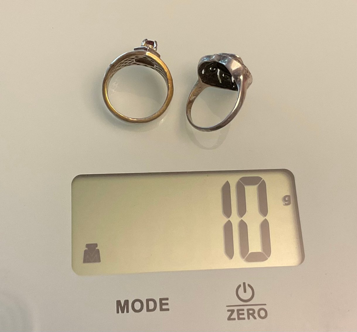 Image for Two Sterling Silver Rings