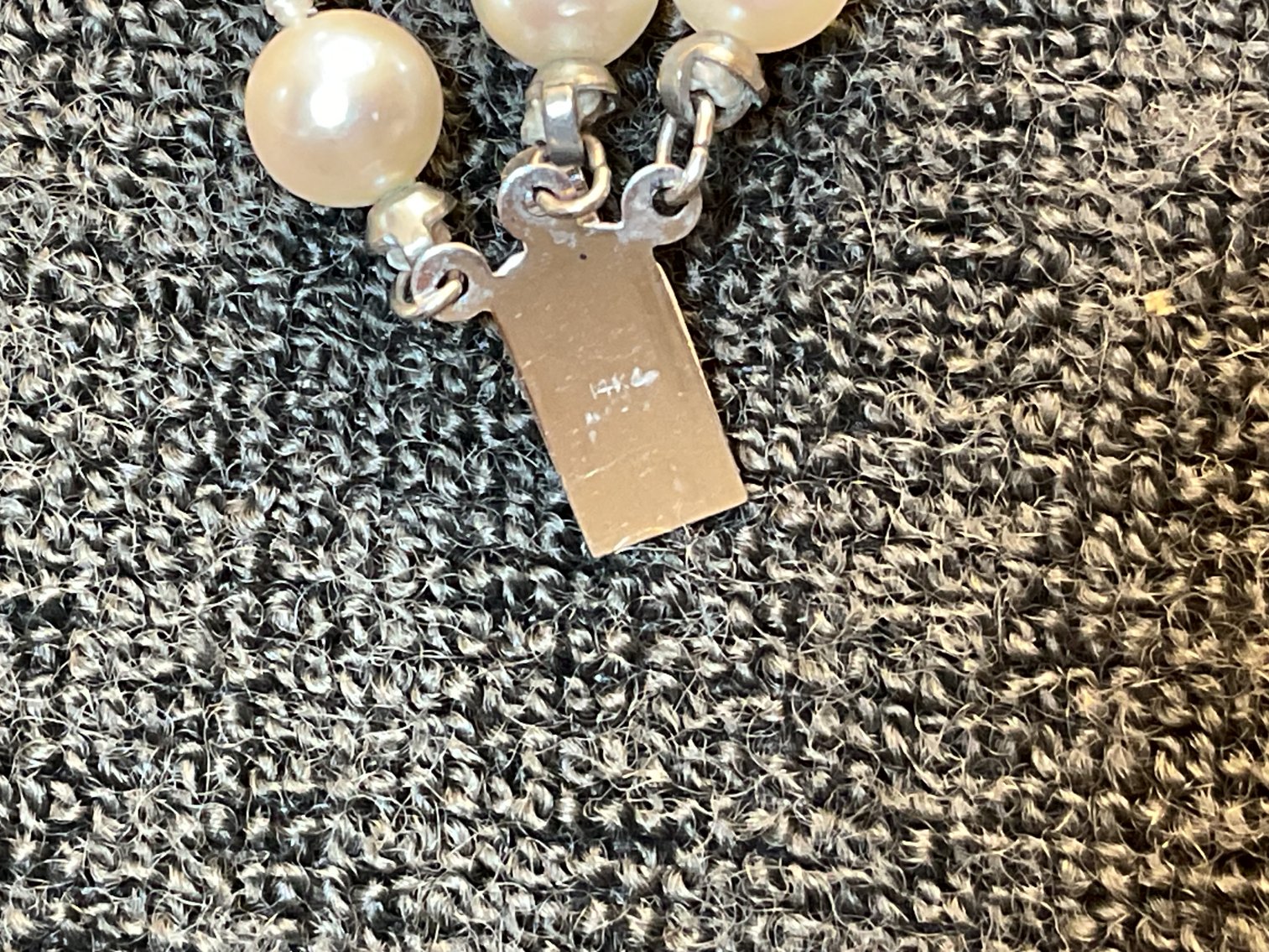 Image for 14 Kt Gold Clasp - 3 Strand Pearl Bracelet