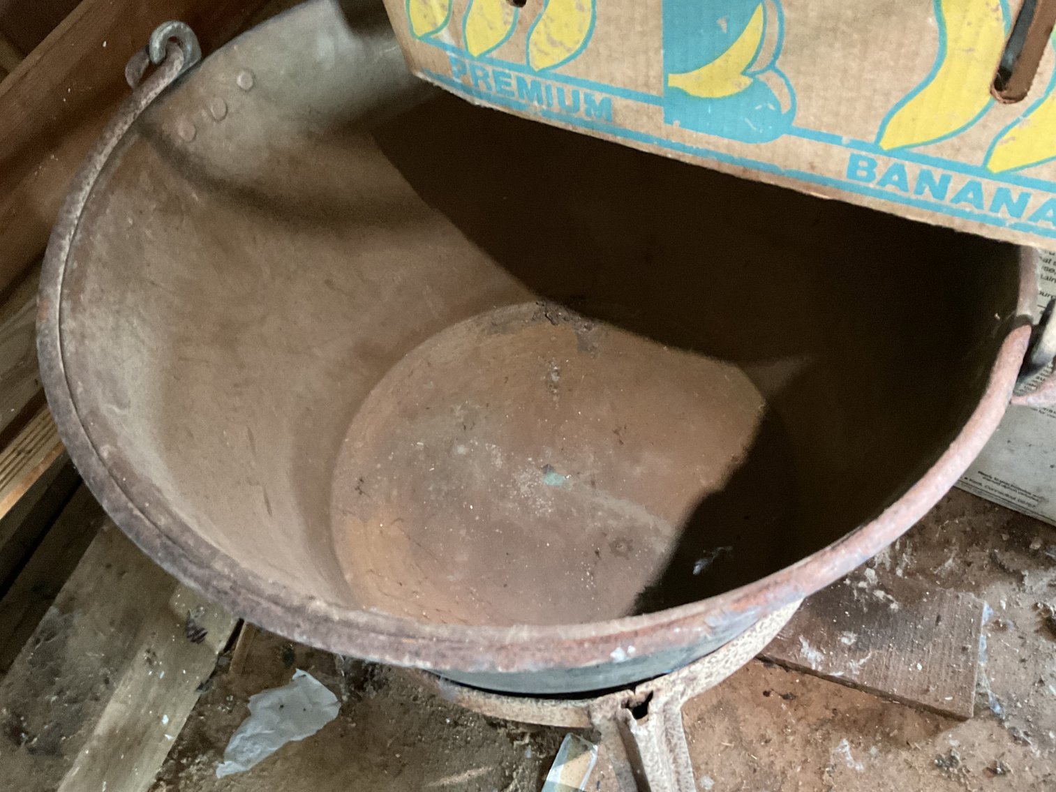 Image for Copper Apple Butter Kettle with Stand