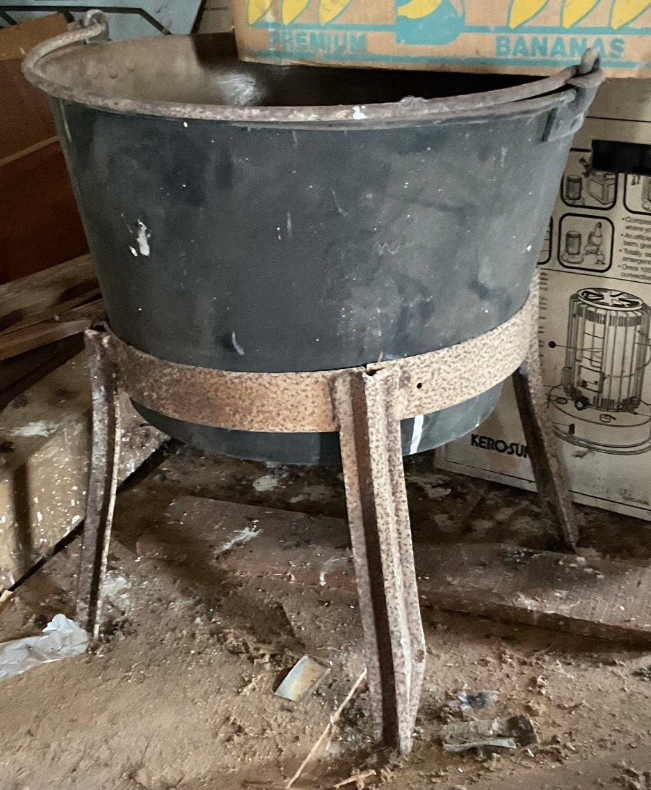 Image for Copper Apple Butter Kettle with Stand