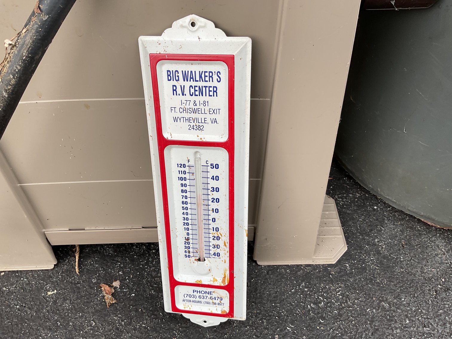 Image for Hose Reel, Hose, Trash Can, Adv Thermometer